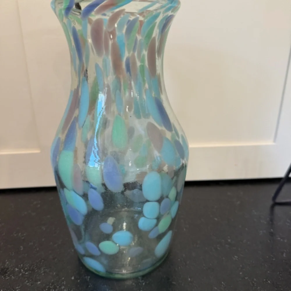 NWT Anthropologie Flor  Glass Pitcher